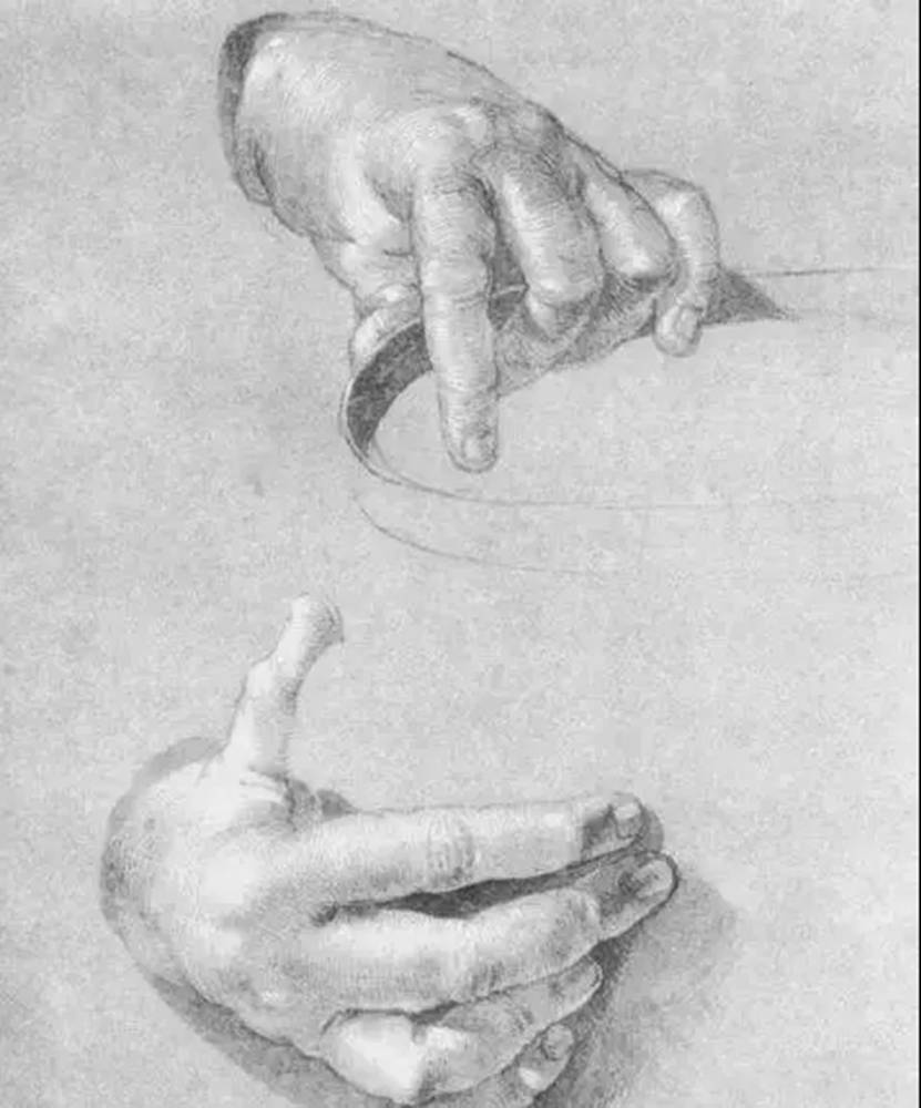 廣州畫室排名前五畫室給你整理了100幅手部刻畫作品拿去臨摹,74